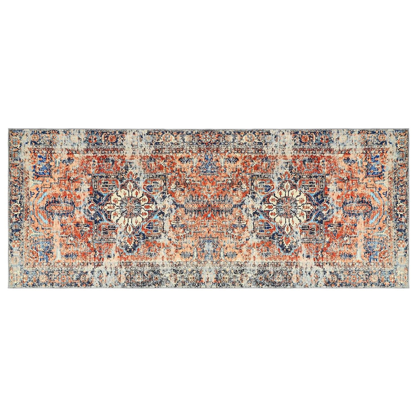 vidaXL Χαλί ORIZ Πορτοκαλί 80 x 200 cm 100% Πολυεστέρας