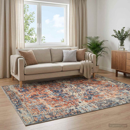 vidaXL Χαλί ORIZ Πορτοκαλί 160 x 230 cm 100% Πολυεστέρας