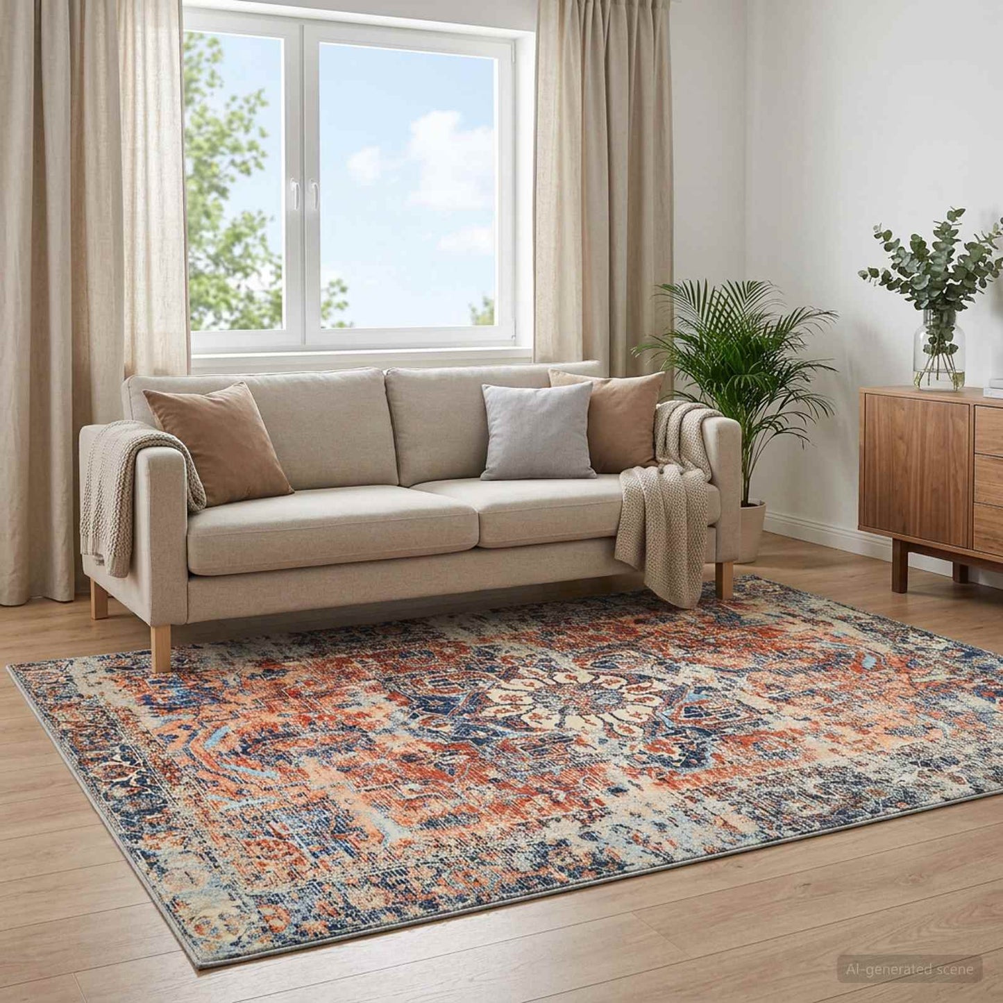 vidaXL Χαλί ORIZ Πορτοκαλί 240 x 340 cm 100% Πολυεστέρας