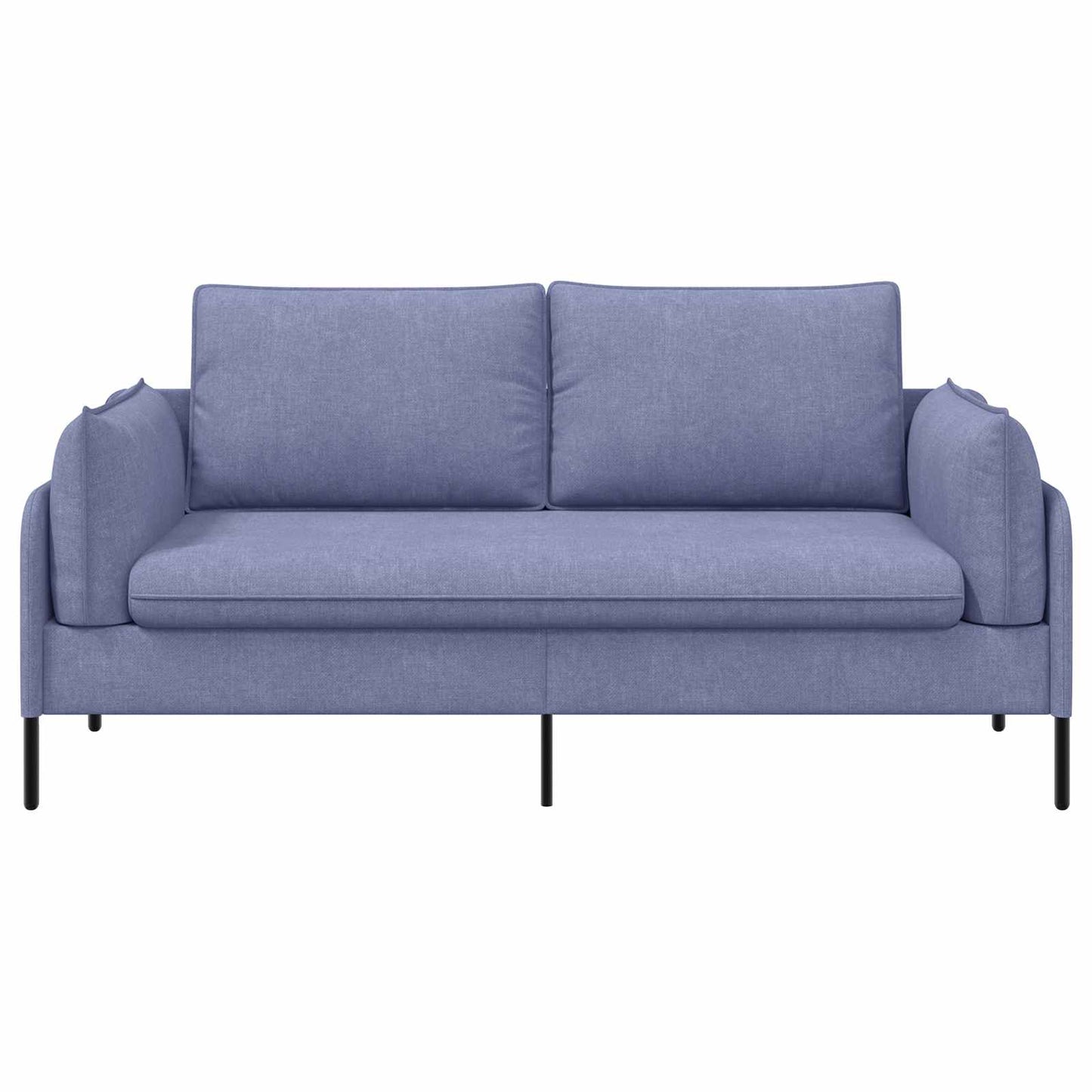 vidaXL 3-Θέσιος καναπές Μπλε τζην 222 x 81 x 89 εκ. Ύφασμα