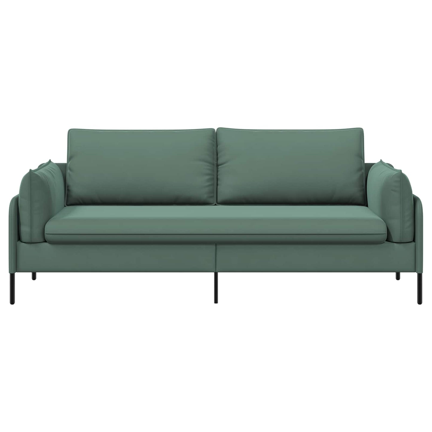 vidaXL 3-Θέσιος καναπές 3-θέσιο Θαλασσί 222 x 81 x 89 εκ. Βελούδο
