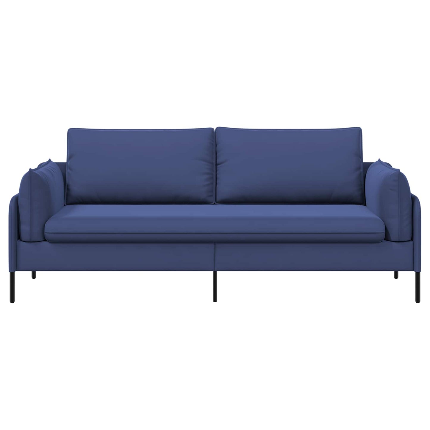 vidaXL 3-Θέσιος καναπές Μπλε Αστυνομίας 222 x 81 x 89 εκ. Βελούδο