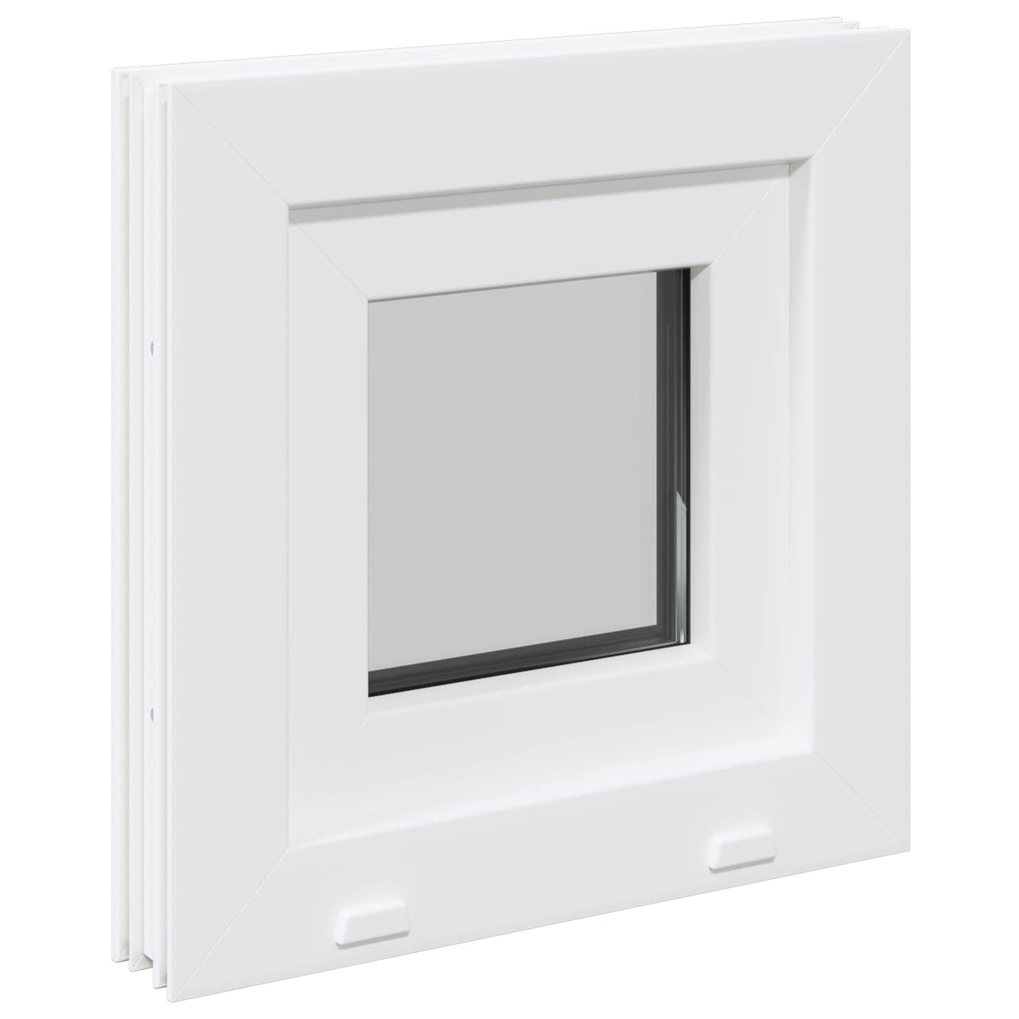 vidaXL Παράθυρο με Κλίση Υπόγειου RISOR 40 x 40 cm