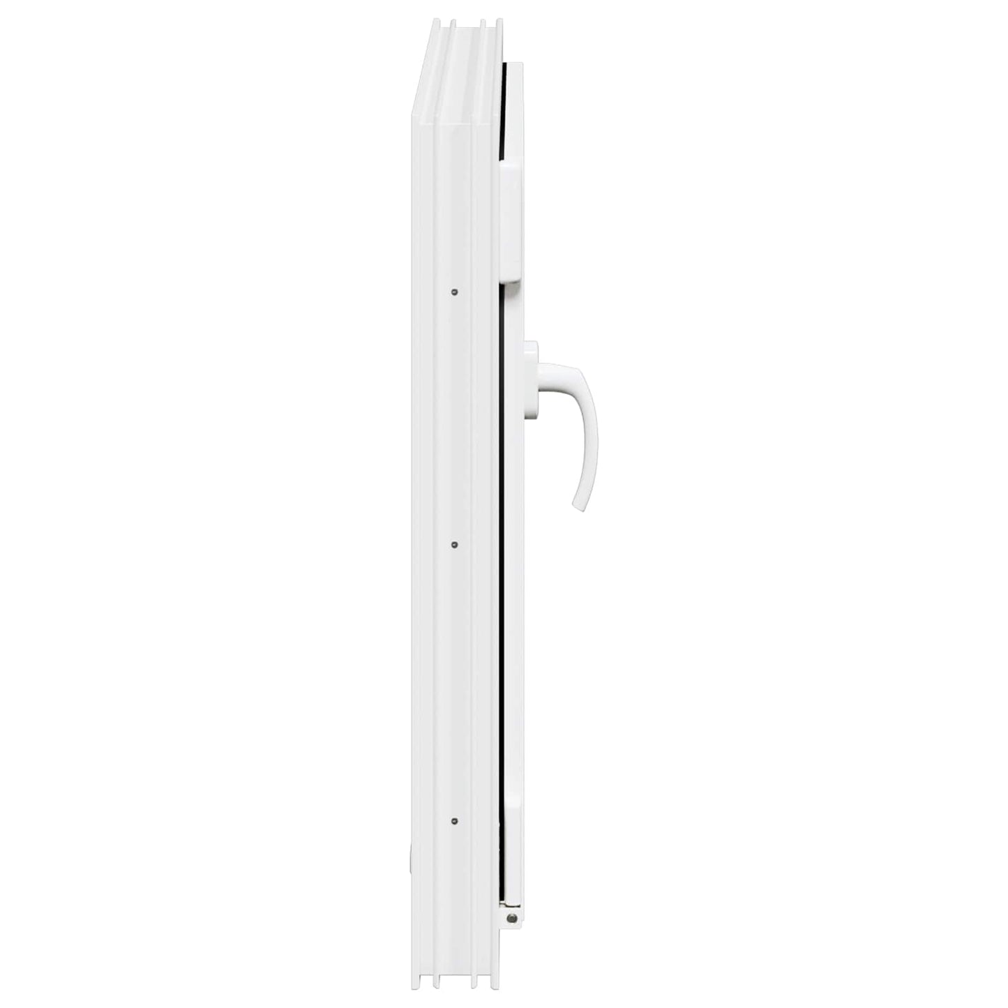 vidaXL Παράθυρο Κάτω Στρώματος RISOR 55 x 55 εκ PVC και Γυαλί