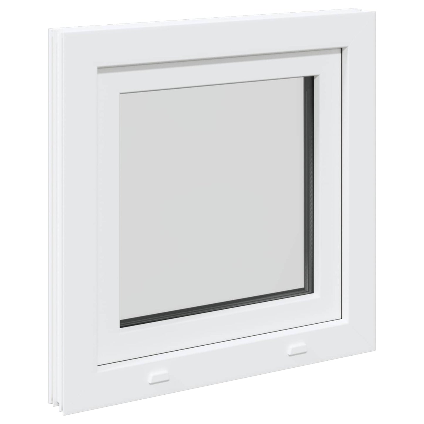 vidaXL Παράθυρο Κάτω Στρώματος RISOR 70 x 70 cm PVC και Γυαλί