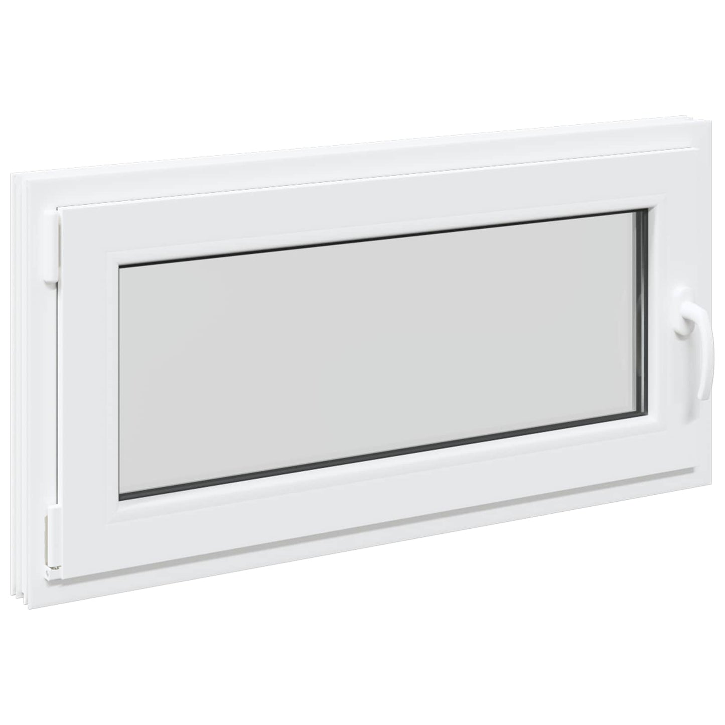 vidaXL Παράθυρο Κάτω Στρώματος RISOR 100 x 55 cm PVC και Γυαλί