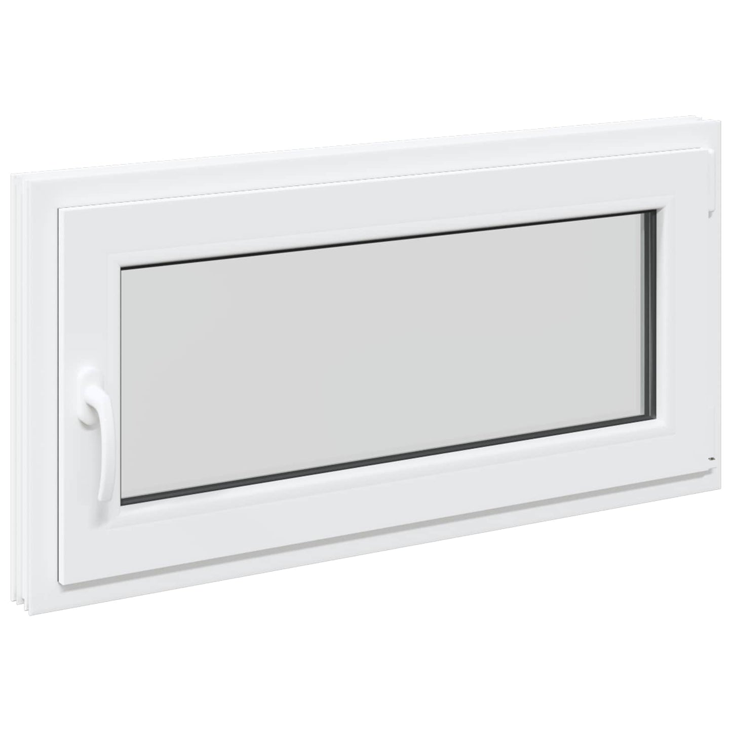 vidaXL Παράθυρο Κάτω Στρώματος RISOR 50 x 55 εκ PVC και Γυαλί