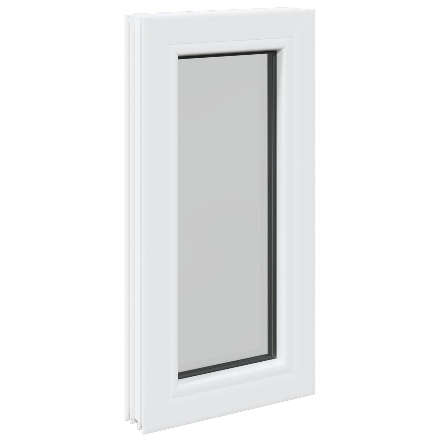 vidaXL Παράθυρο Υπογείου RISOR 30 x 45 εκ PVC και Γυαλί