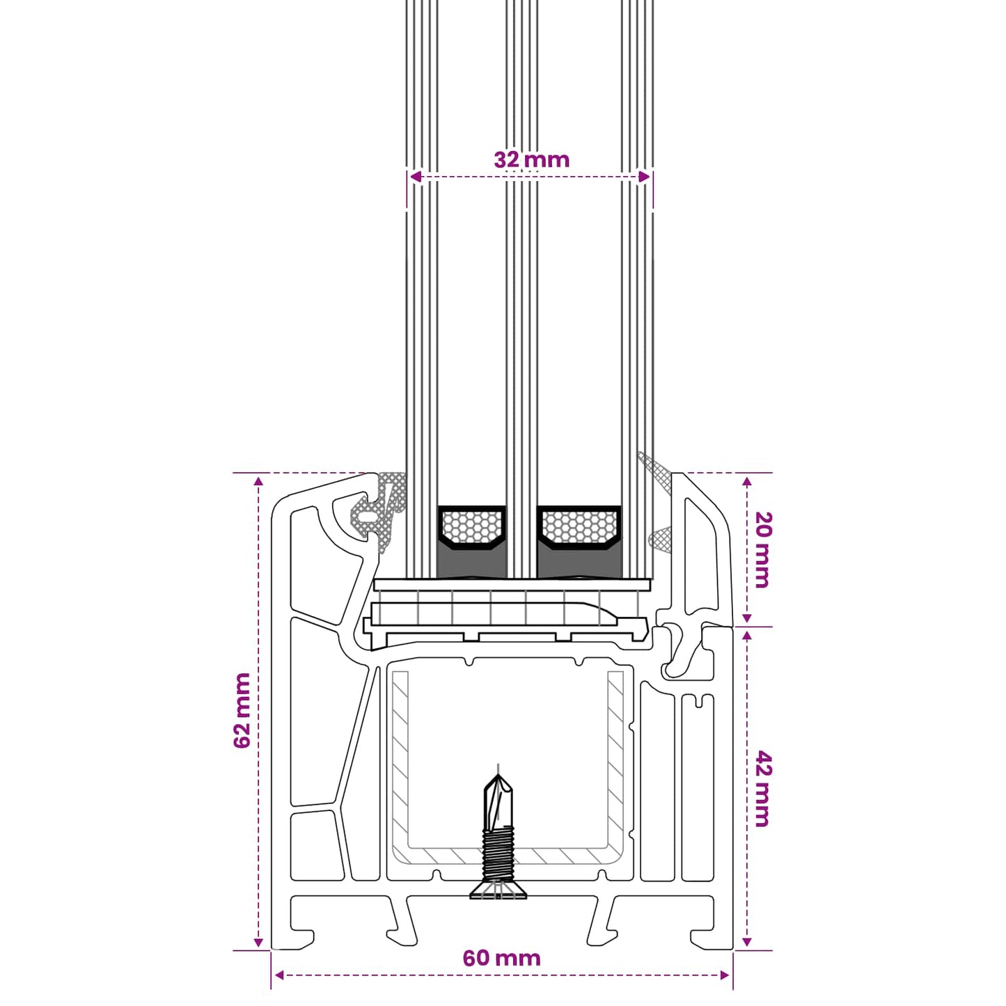 vidaXL Παράθυρο Υπογείου RISOR 35 x 45 εκ PVC και Γυαλί