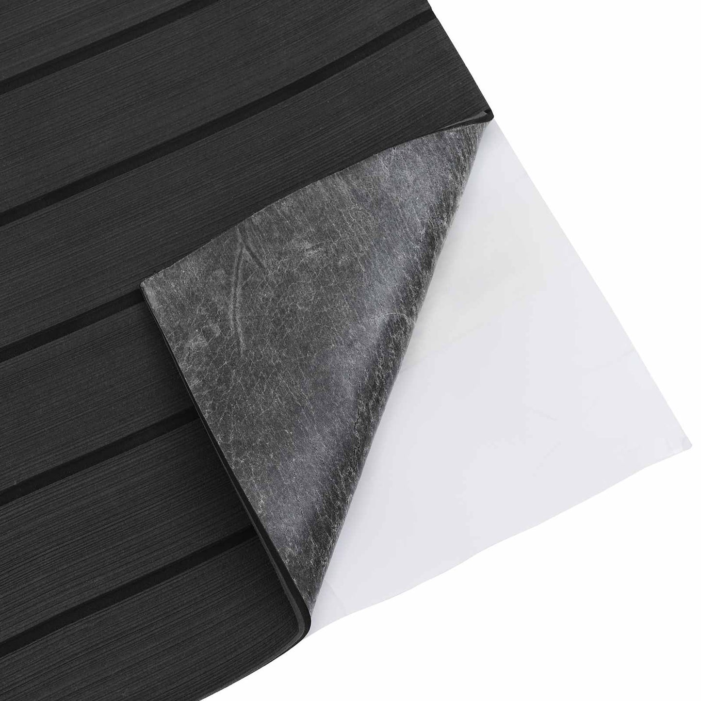 vidaXL Ματ Σκάφους Ριγέ Σκούρο Γκρι και Μαύρο 240 x 60 cm EVA