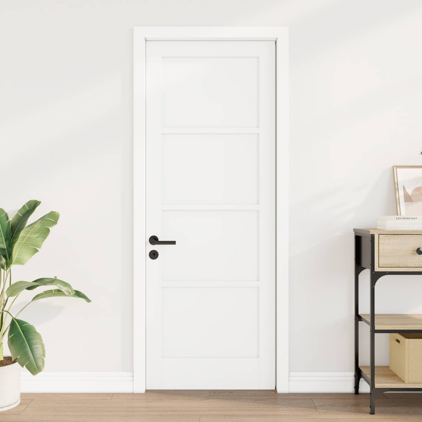 vidaXL Εσωτερική Πόρτα 73,5 x 198,5 εκ. Κόντρα πλακέ Λευκό