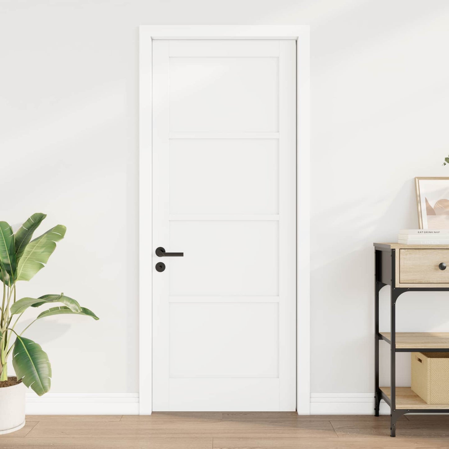 vidaXL Εσωτερική Πόρτα 78 x 202 εκ. Κόντρα πλακέ Λευκό