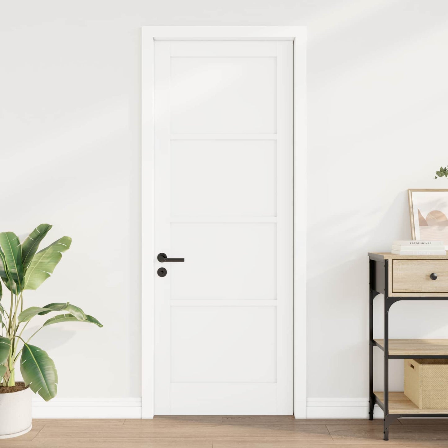 vidaXL Εσωτερική Πόρτα 78 x 211 εκ Κόντρα πλακέ Λευκό