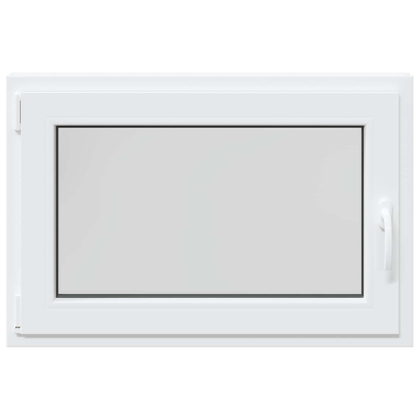 Παράθυρο Κάτω Στρώματος RISOR 90 x 70 cm PVC και Γυαλί Λευκό