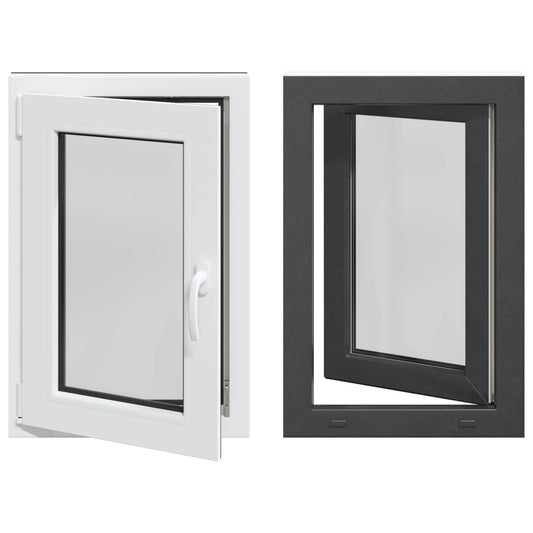 vidaXL Παράθυρο Υπογείου με Κλίση και Στροφή RISOR 60 x 80 cm