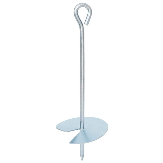 vidaXL Γείωση 2 pcs Ασημί Ø10 x 30 εκ Γαλβανισμένο Μέταλλο