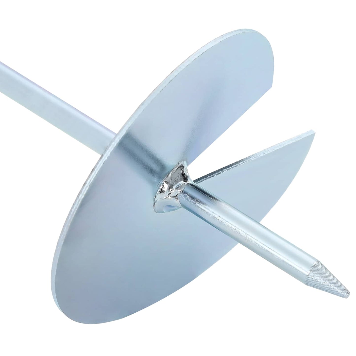 vidaXL Γείωση 2 pcs Ασημί Ø10 x 60 εκ Γαλβανισμένο Μέταλλο