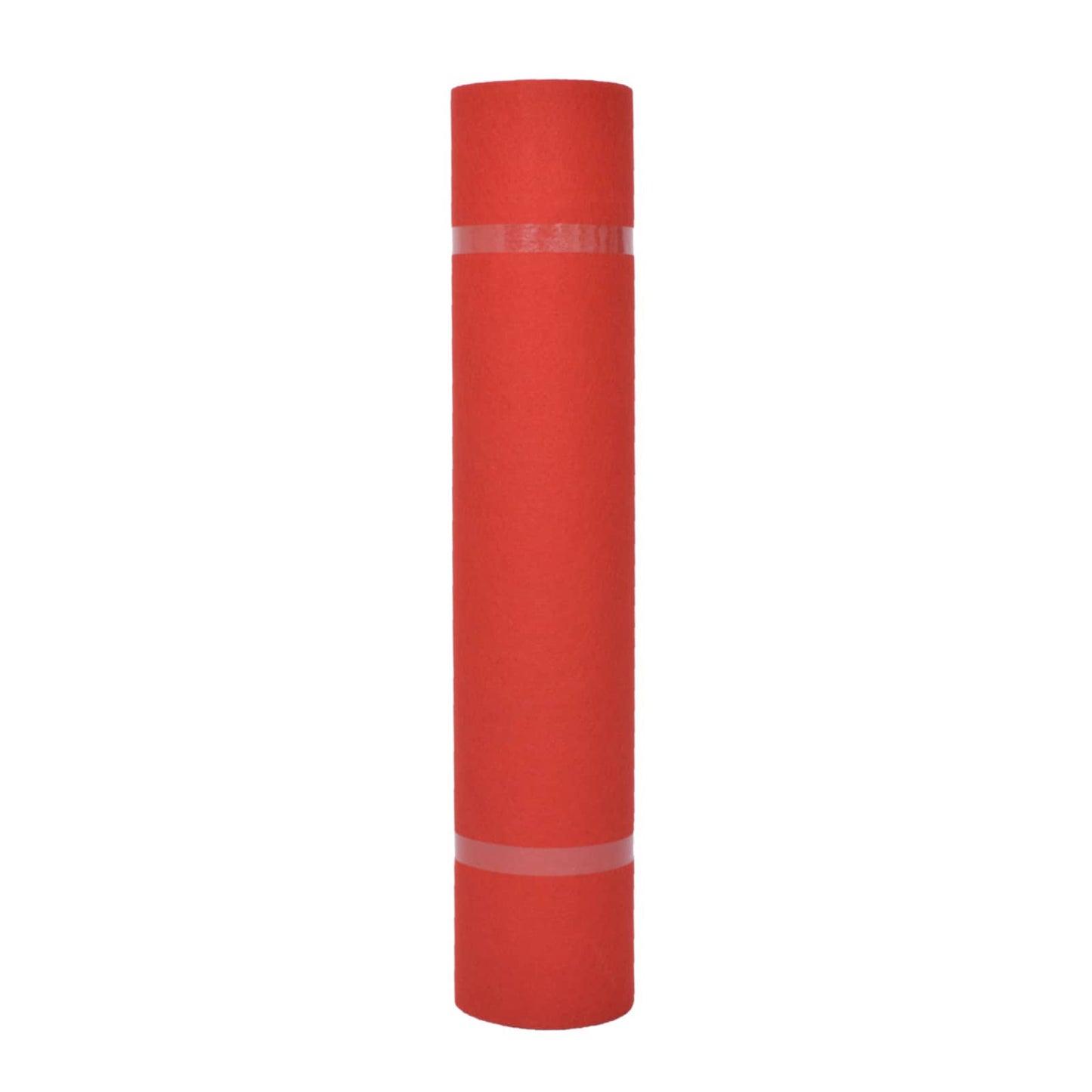 vidaXL Χαλί Μονόχρωμο Κόκκινο 1 x 12 m Ύφασμα
