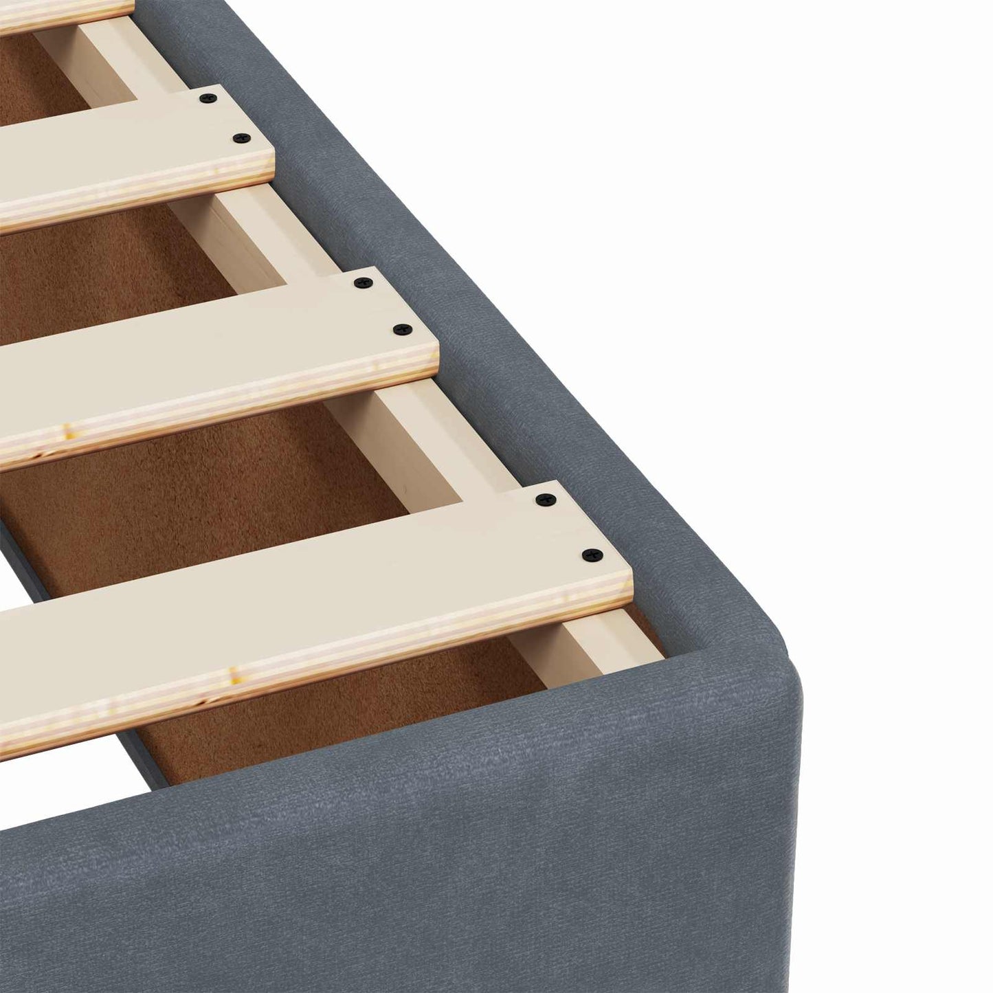 vidaXL Κρεβάτι box spring με στρώμα Σκούρο Γκρι 180 x 200 cm Βελούδο