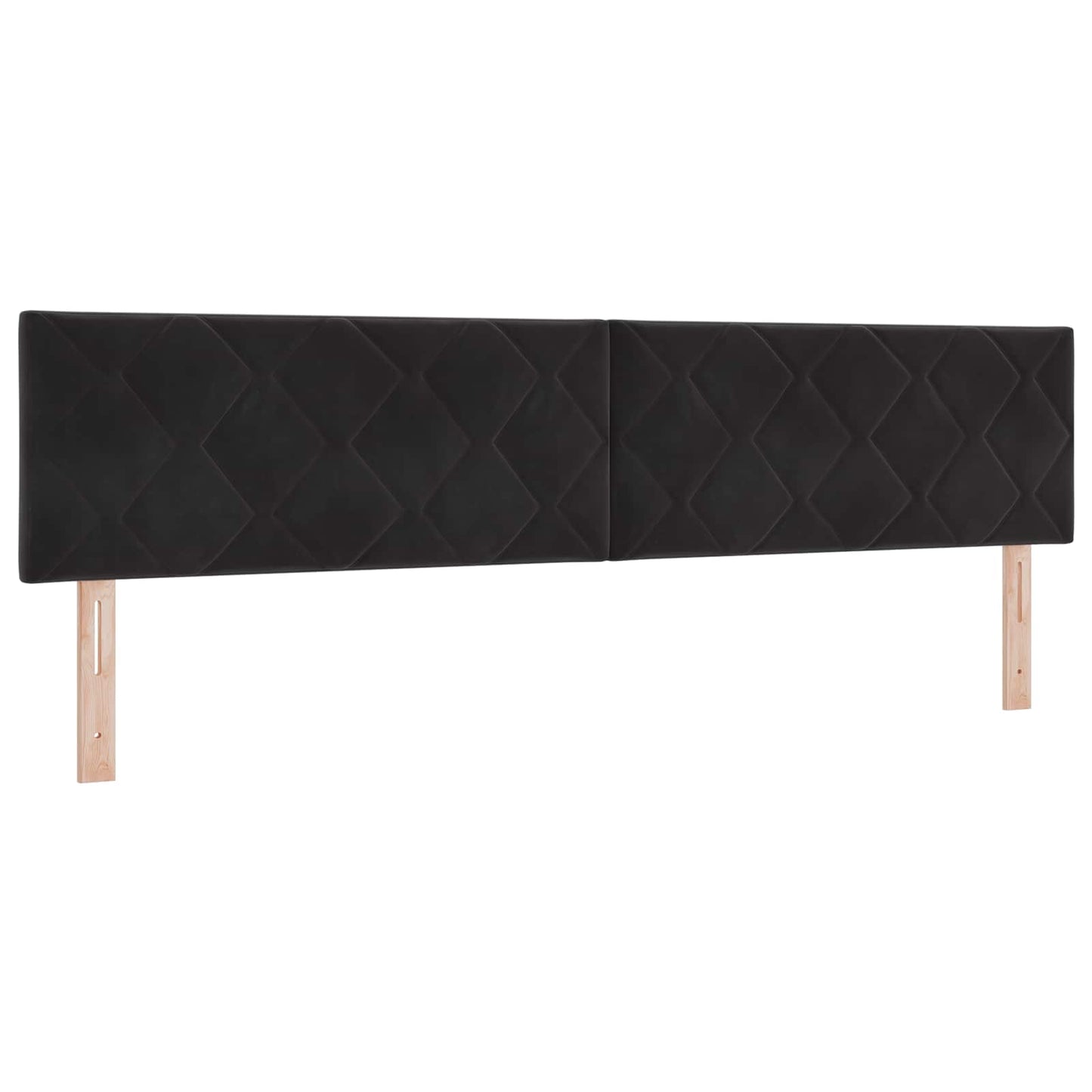 vidaXL Κρεβάτι box spring με στρώμα Μαύρο 200 x 200 cm Βελούδο