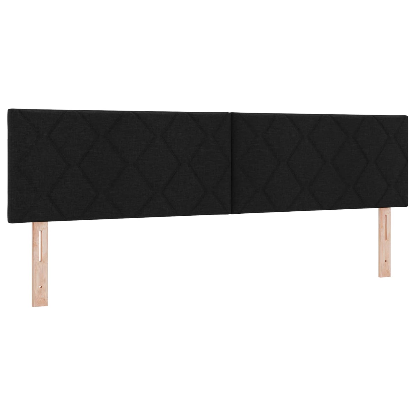 vidaXL Κρεβάτι box spring με στρώμα Μαύρο 180 x 200 cm Ύφασμα