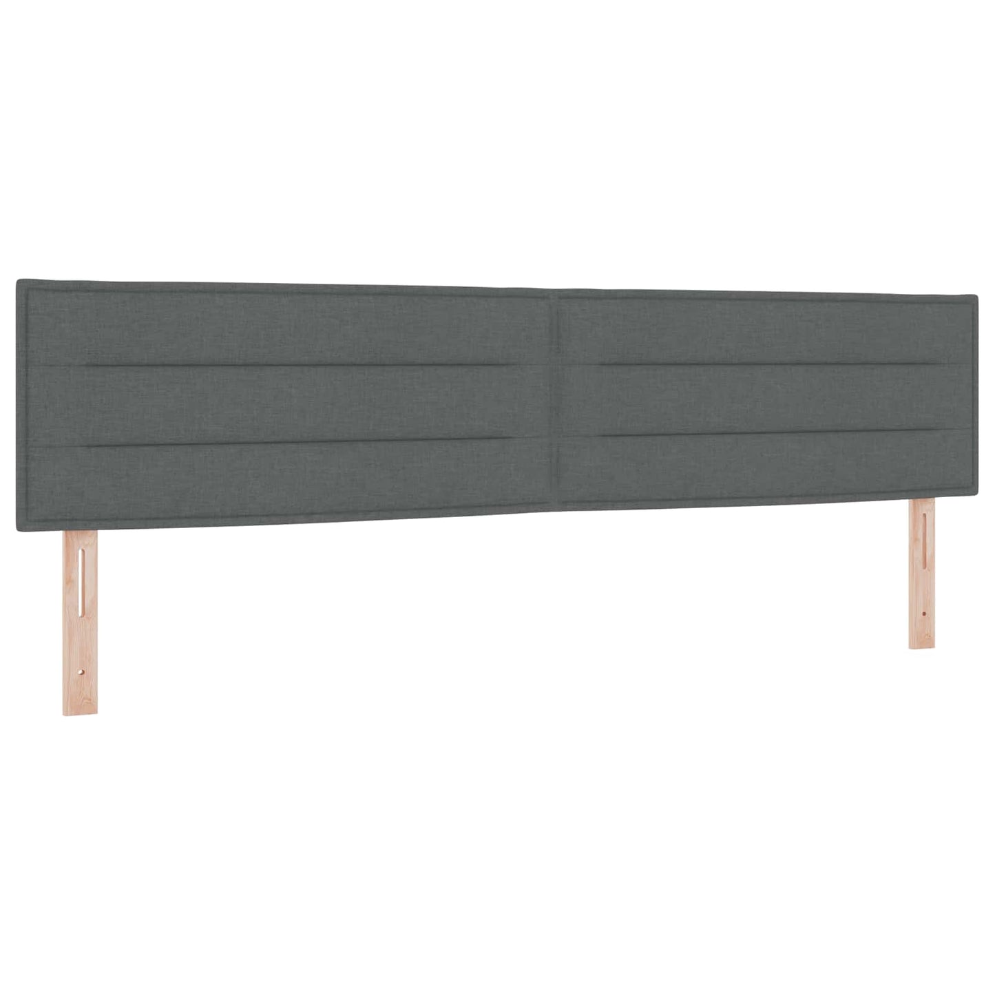 vidaXL Κρεβάτι box spring με στρώμα Σκούρο Γκρι 200 x 200 cm Ύφασμα