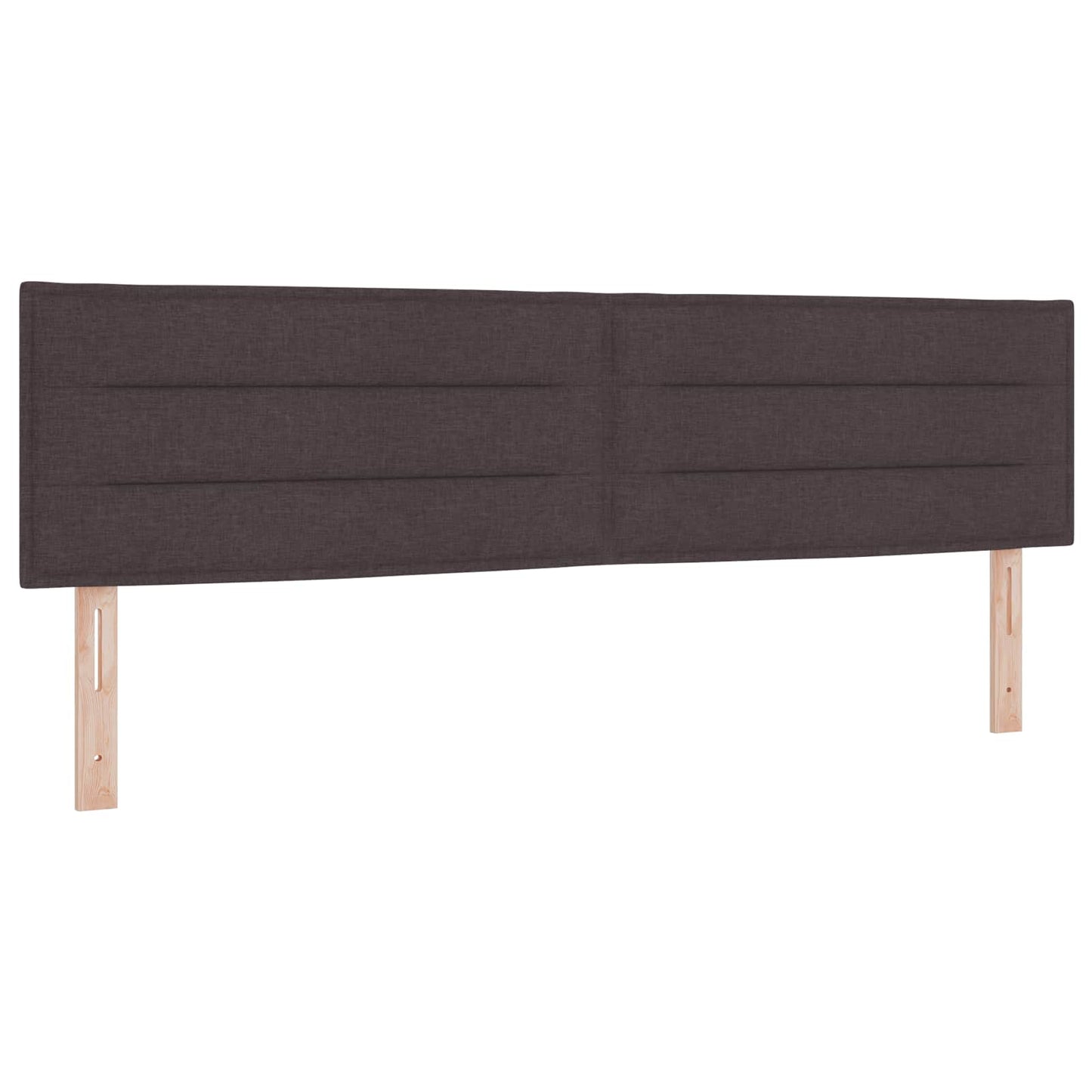 vidaXL Κρεβάτι box spring με στρώμα Σκούρο Καφέ 180 x 200 cm Ύφασμα