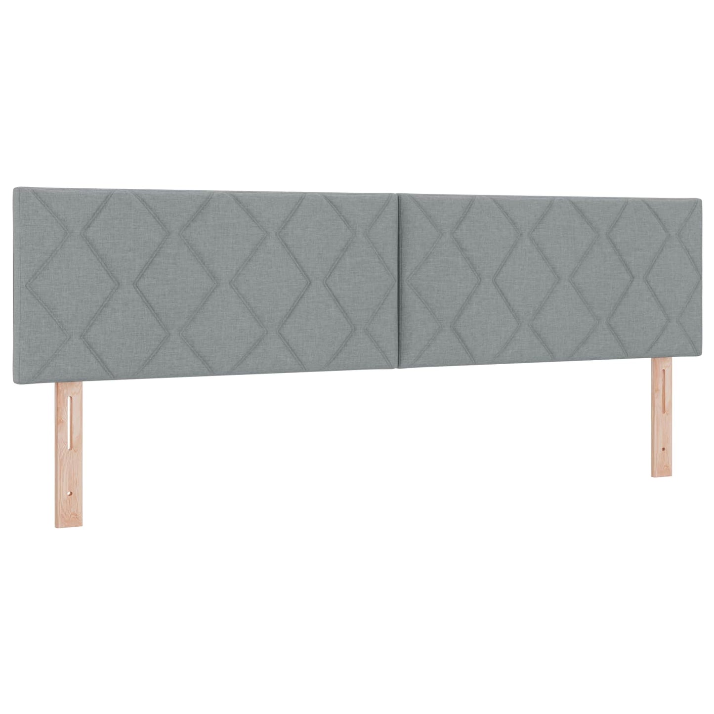 vidaXL Κρεβάτι Box Spring με Στρώμα και LED Ανοιχτό γκρι 180 x 200 cm