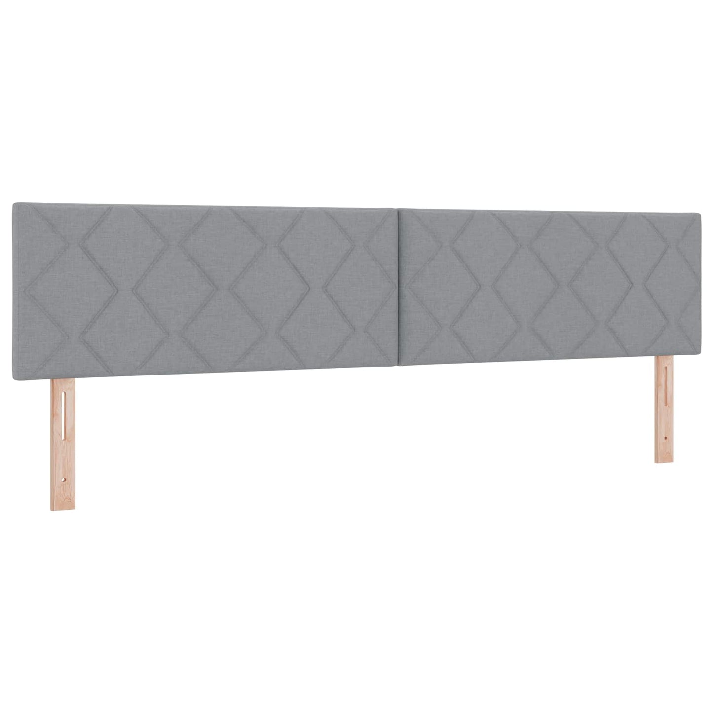 vidaXL Κρεβάτι Box Spring με Στρώμα και LED Ανοιχτό γκρι 200 x 200 cm