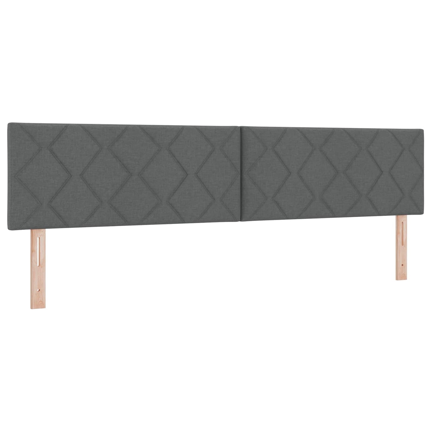vidaXL Κρεβάτι Box Spring με Στρώμα και LED Σκούρο Γκρι 200 x 200 cm
