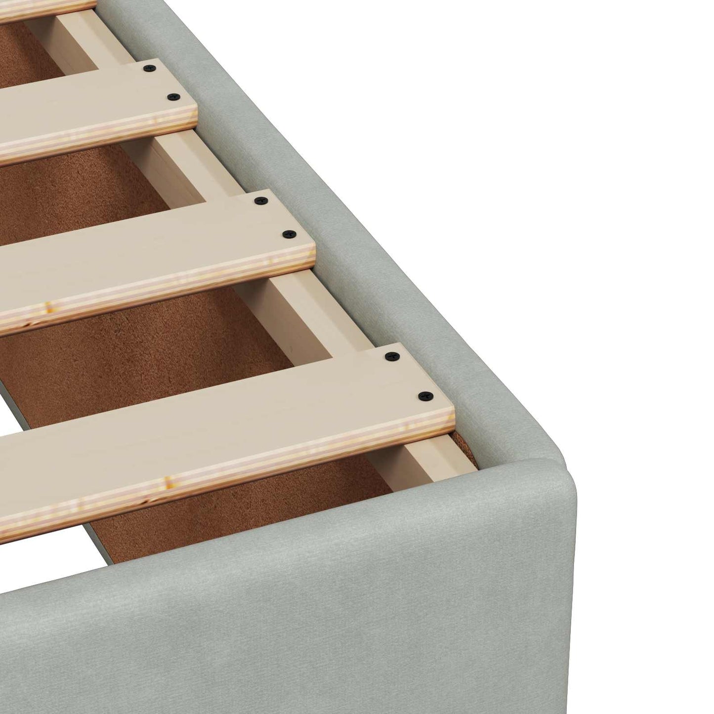vidaXL Κρεβάτι Box Spring με Στρώμα και LED Ανοιχτό γκρι 160 x 200 cm