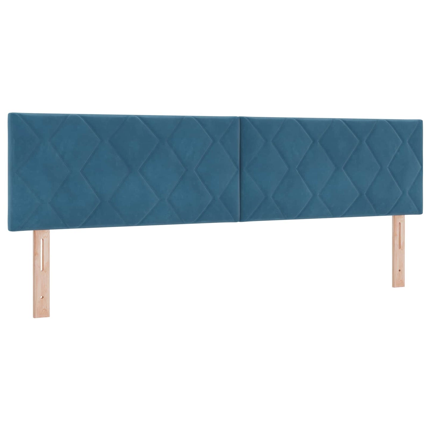 vidaXL Κρεβάτι Box Spring με Στρώμα και LED Μπλε 180 x 200 cm Βελούδο