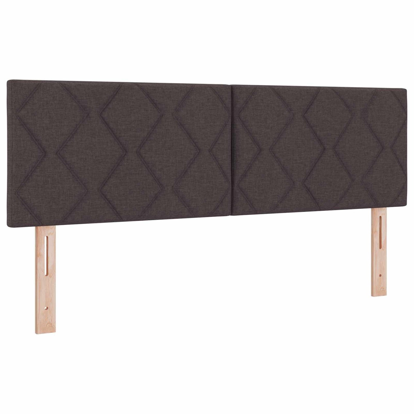 vidaXL Κρεβάτι box spring με στρώμα Σκούρο Καφέ 160 x 200 cm Ύφασμα