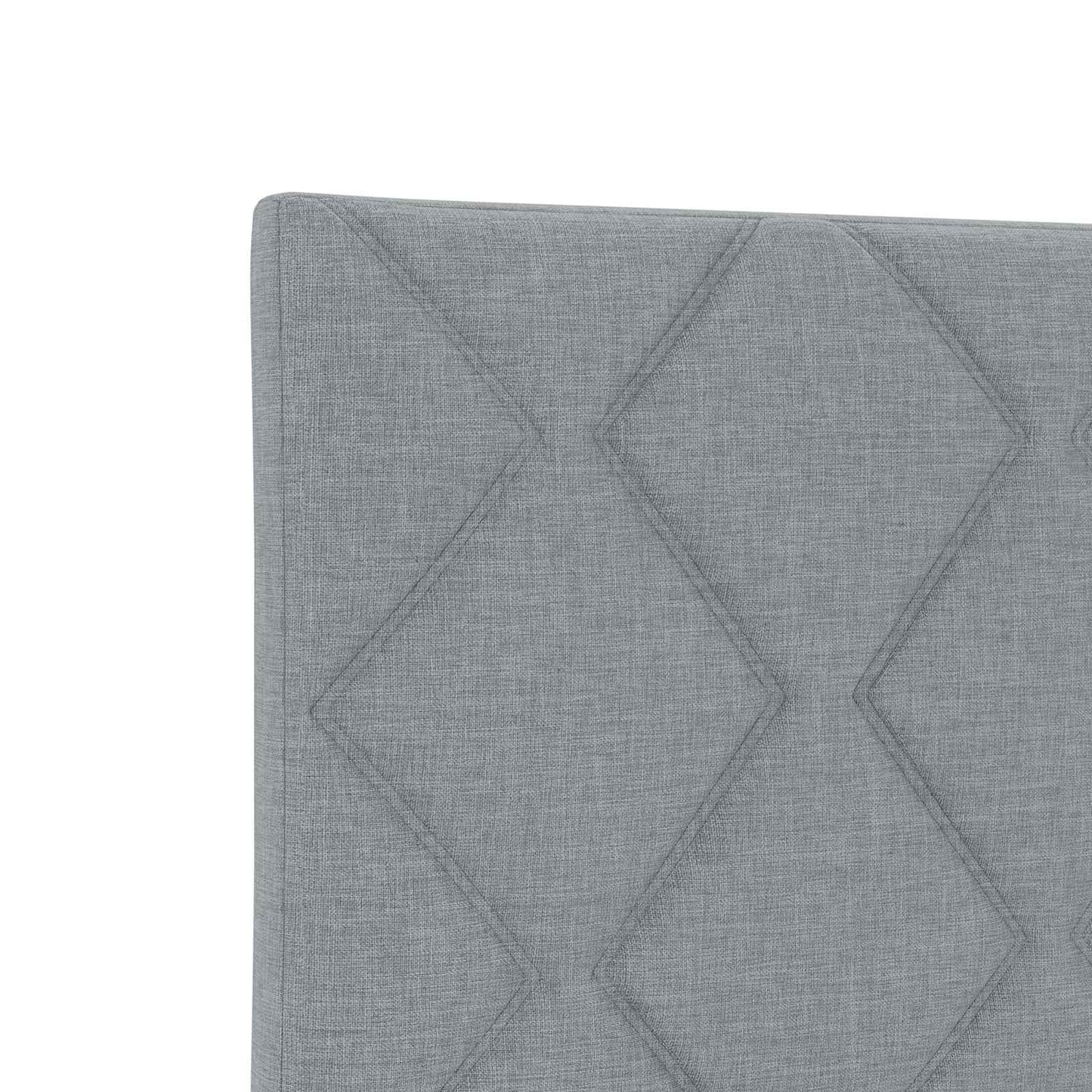 vidaXL Κρεβάτι box spring με στρώμα Ανοιχτό γκρι 120 x 200 cm Ύφασμα