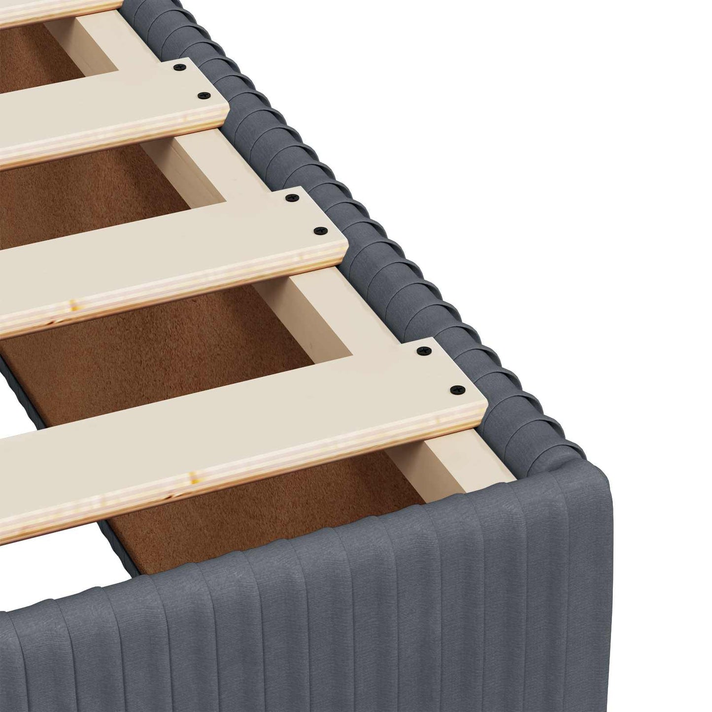 vidaXL Κρεβάτι box spring με στρώμα Σκούρο Γκρι 120 x 190 cm Βελούδο