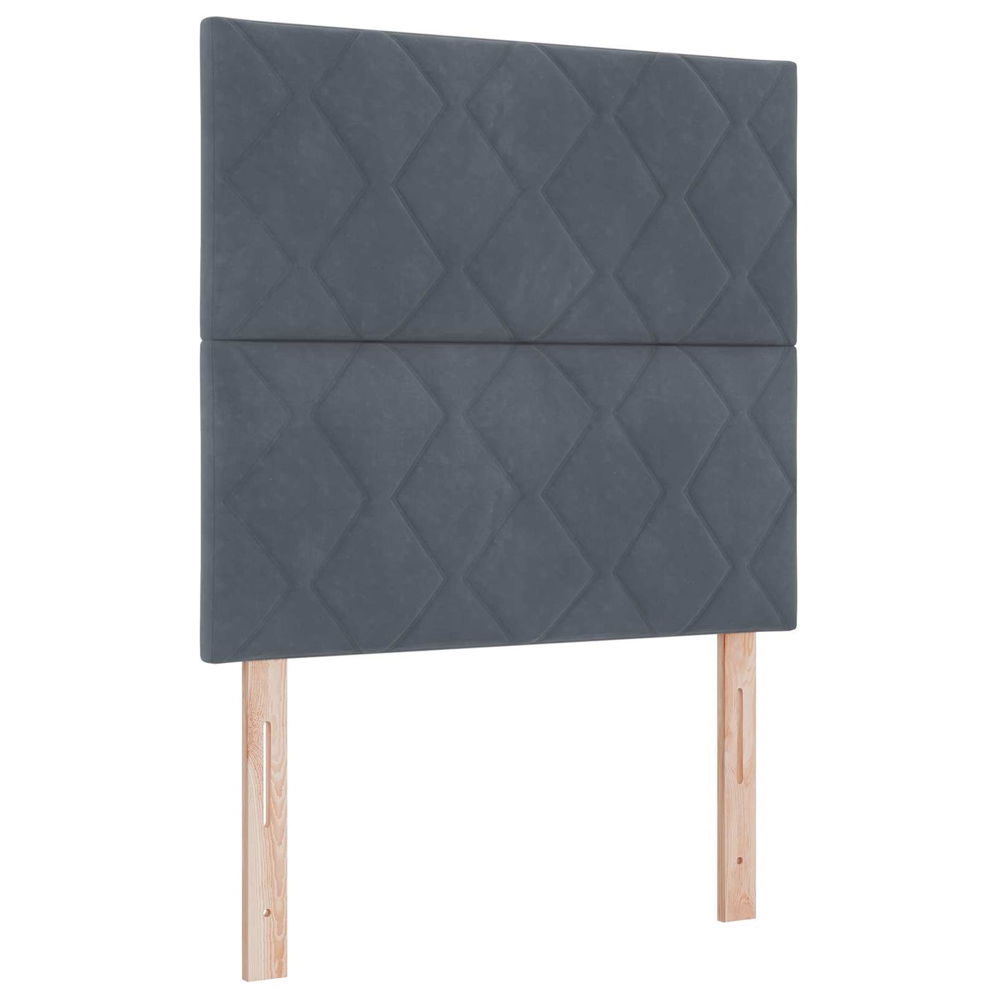 vidaXL Κρεβάτι box spring με στρώμα Σκούρο Γκρι 120 x 200 cm Βελούδο