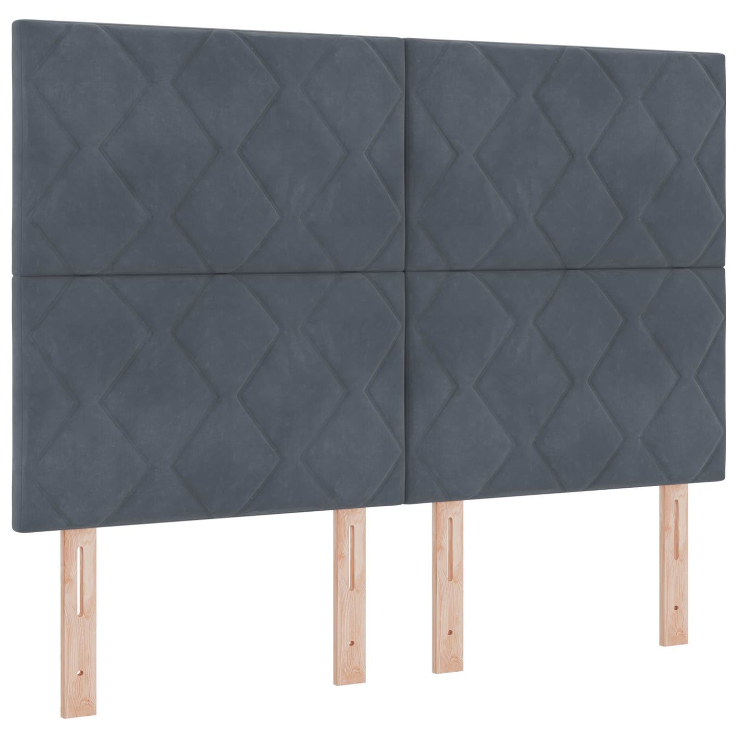 vidaXL Κρεβάτι box spring με στρώμα Σκούρο Γκρι 140 x 190 cm Βελούδο