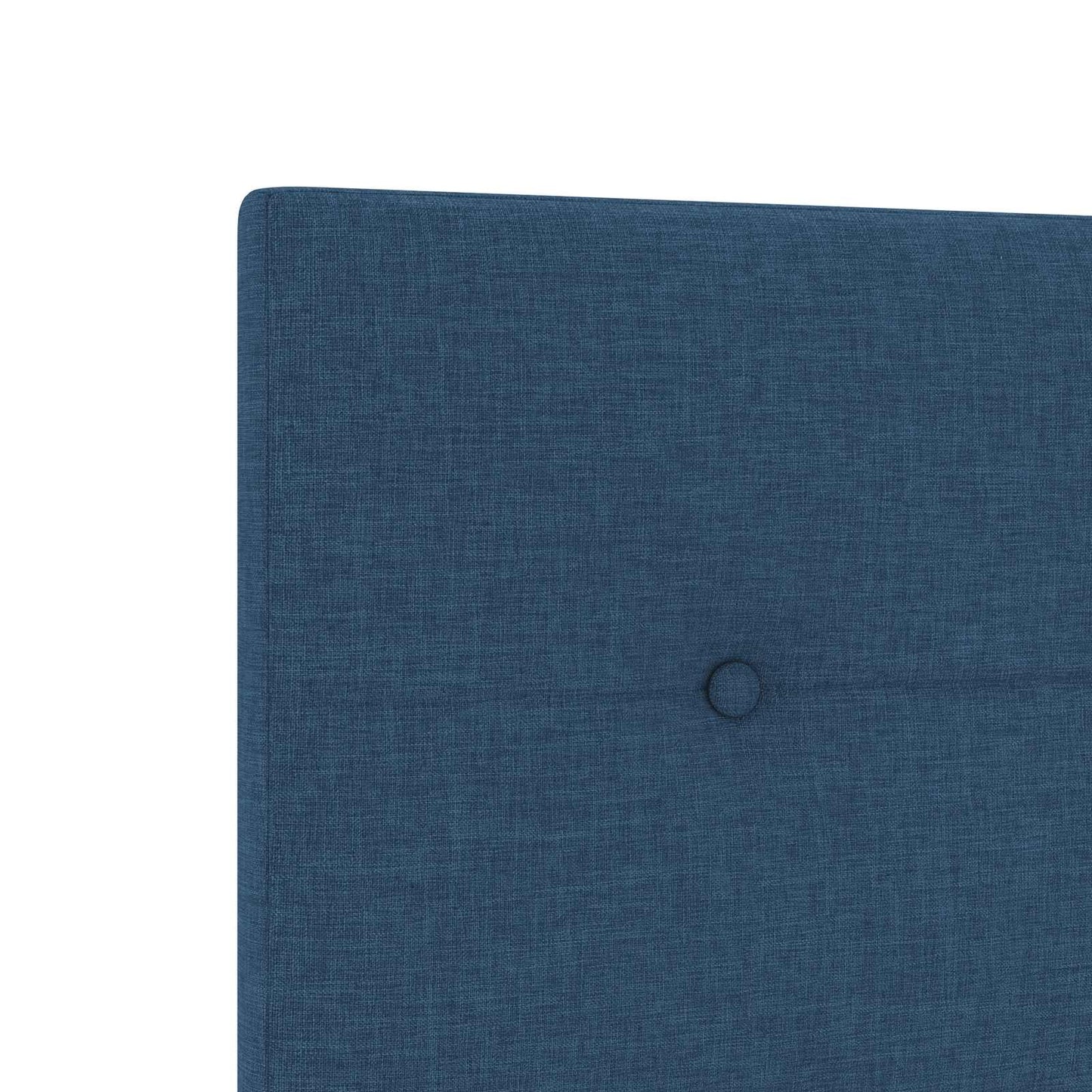 vidaXL Κρεβάτι box spring με στρώμα Μπλε 90 x 190 cm Ύφασμα