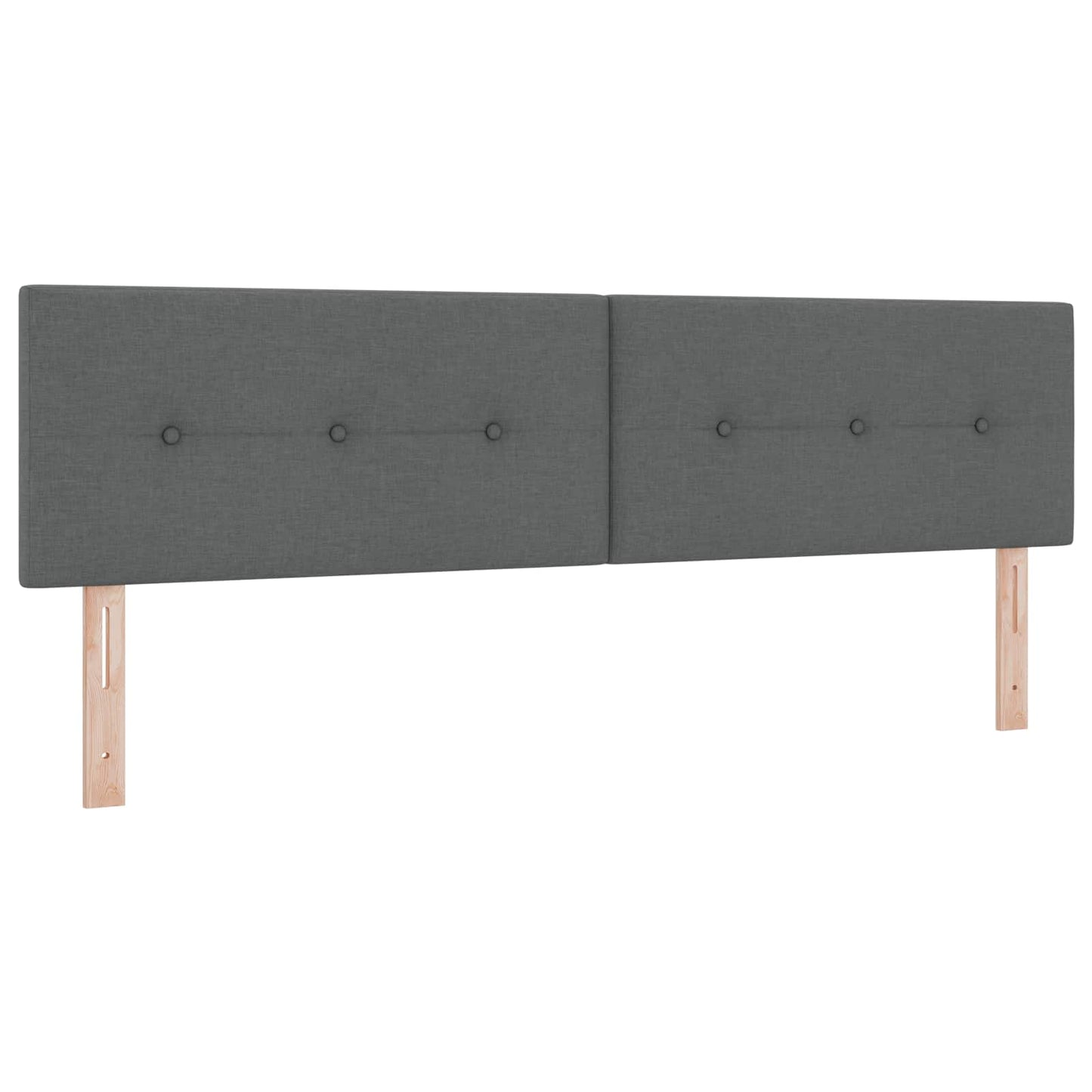 vidaXL Κρεβάτι Ottoman με στρώμα Σκούρο Γκρι 180 x 200 cm Ύφασμα