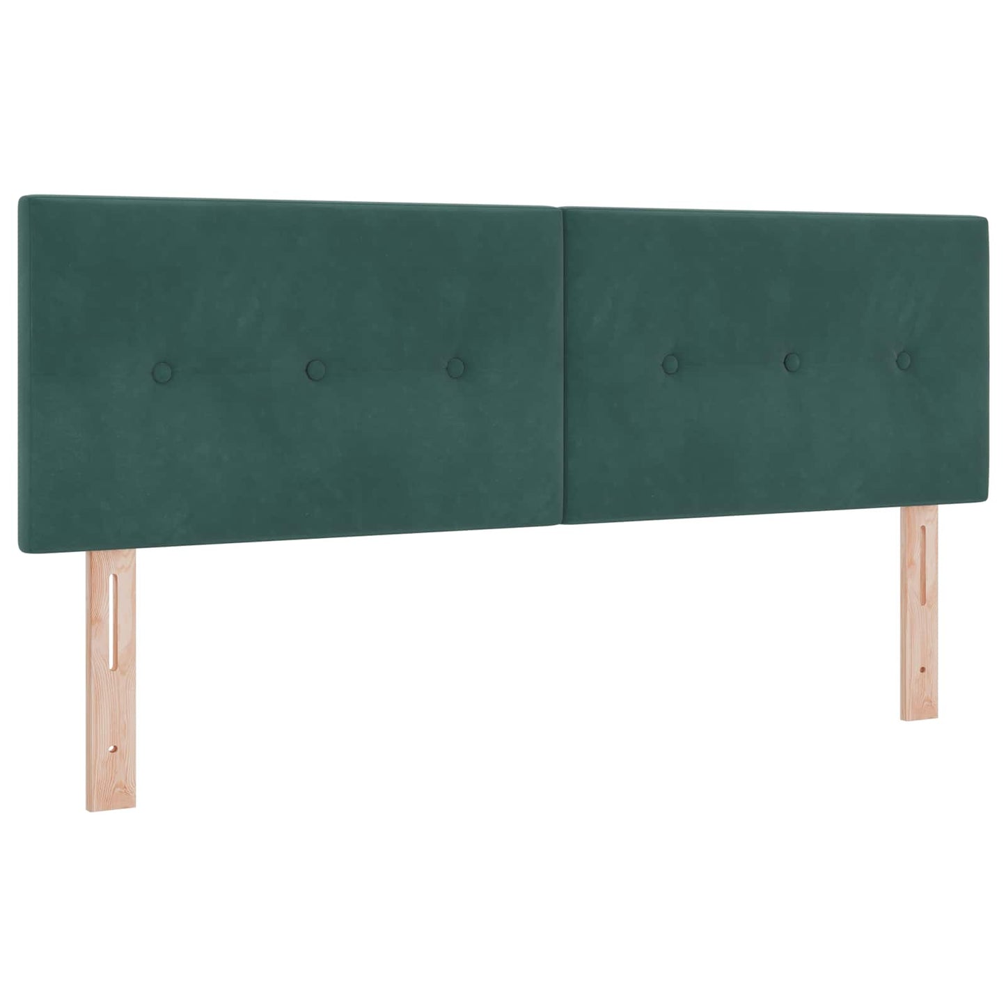 vidaXL Κρεβάτι Ottoman με στρώμα Σκούρο Πράσινο 160 x 200 cm Βελούδο