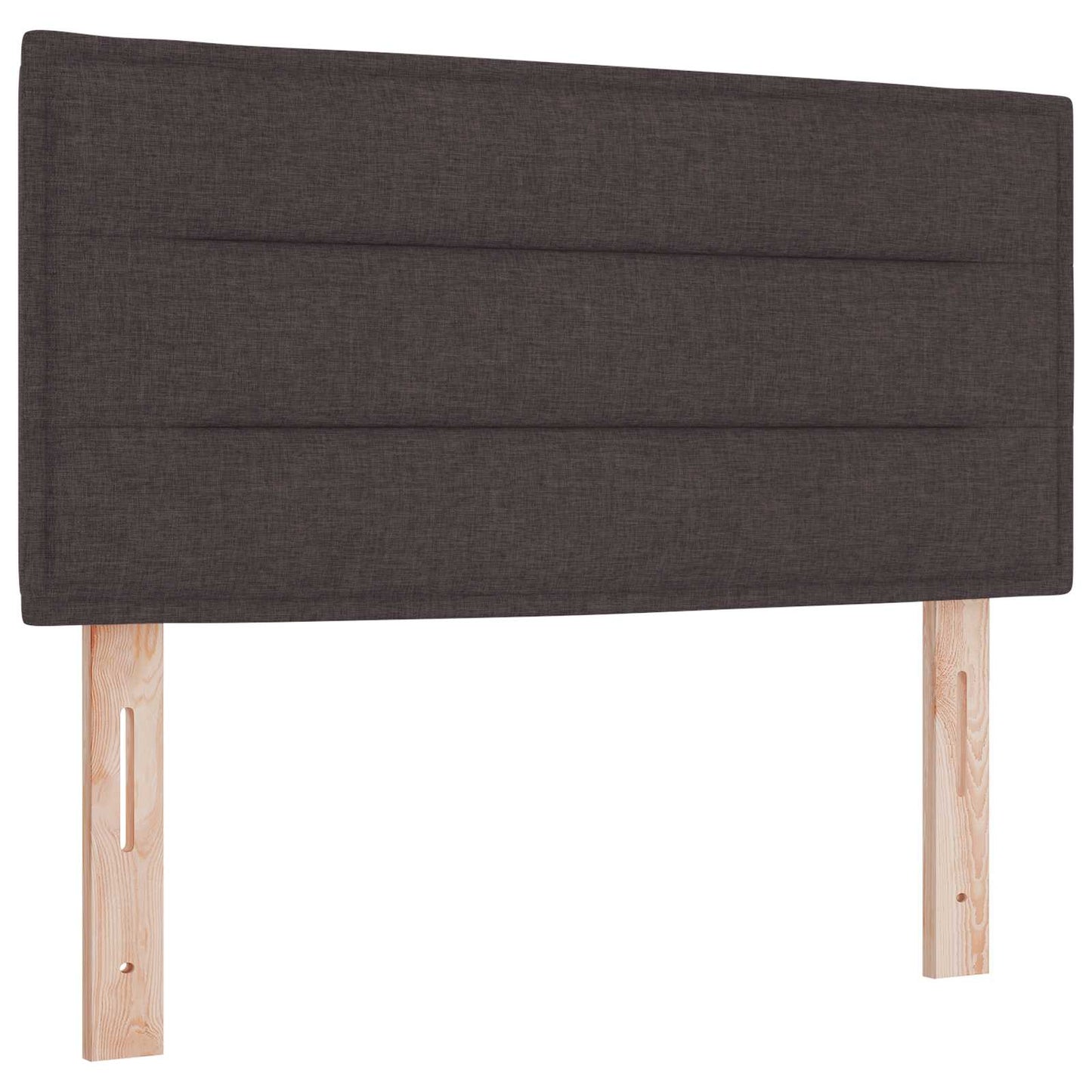 vidaXL Κρεβάτι Ottoman με Στρώμα και LED Σκούρο Καφέ 90 x 190 cm