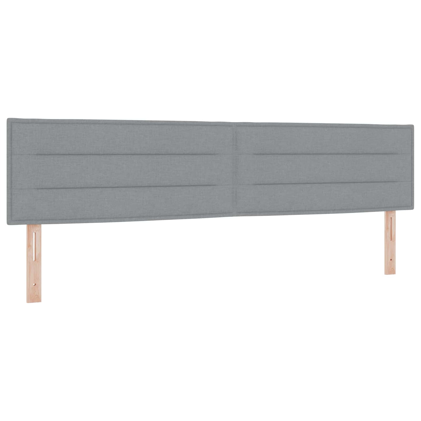 vidaXL Κρεβάτι Ottoman με Στρώμα και LED Ανοιχτό γκρι 200 x 200 cm
