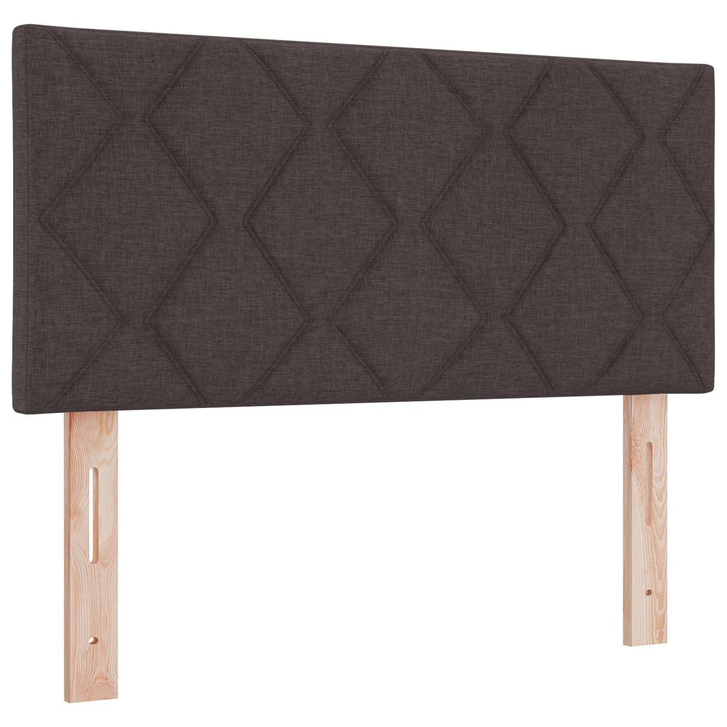 vidaXL Κρεβάτι Ottoman με Στρώμα και LED Σκούρο Καφέ 90 x 200 cm