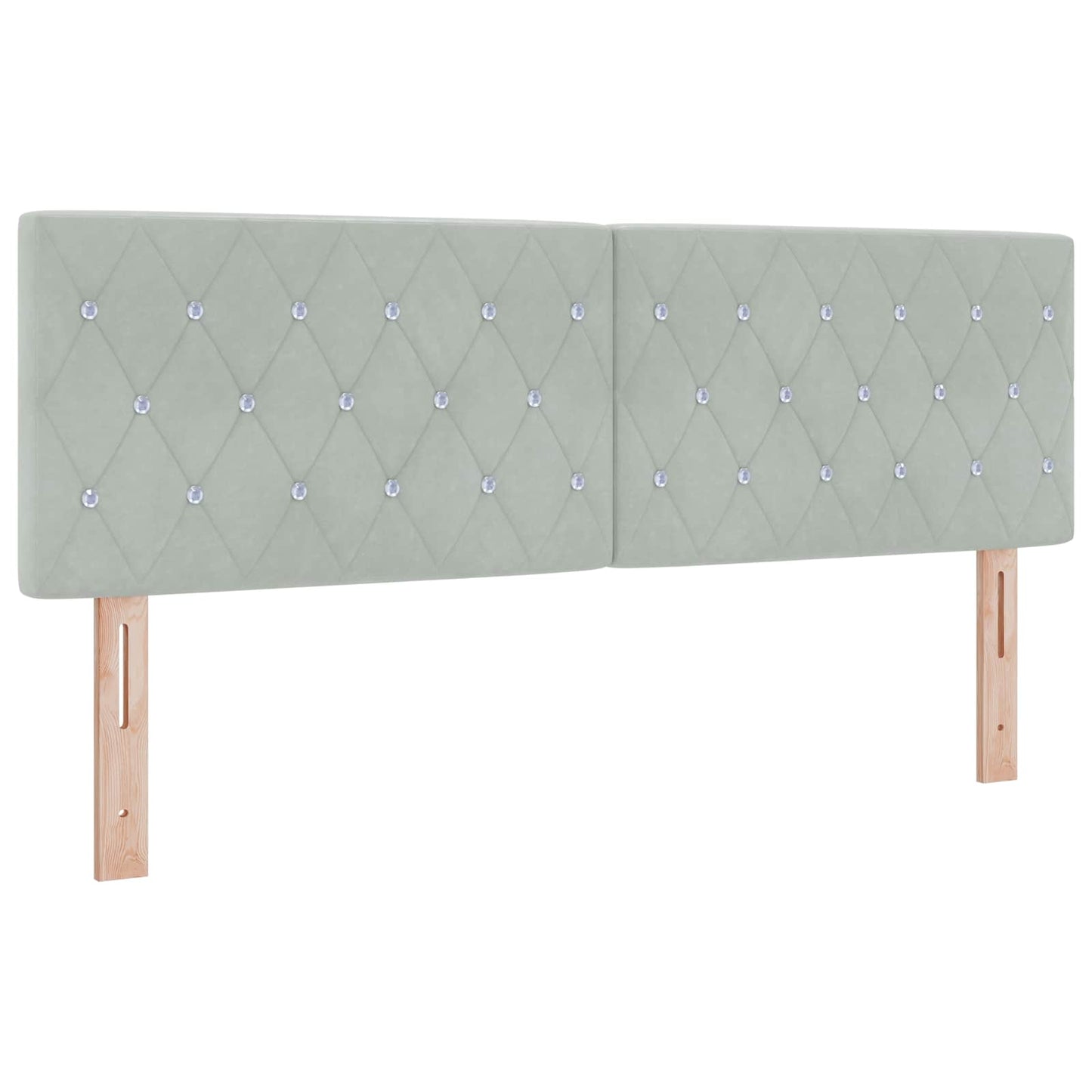 vidaXL Κρεβάτι Ottoman με Στρώμα και LED Ανοιχτό γκρι 140 x 200 cm