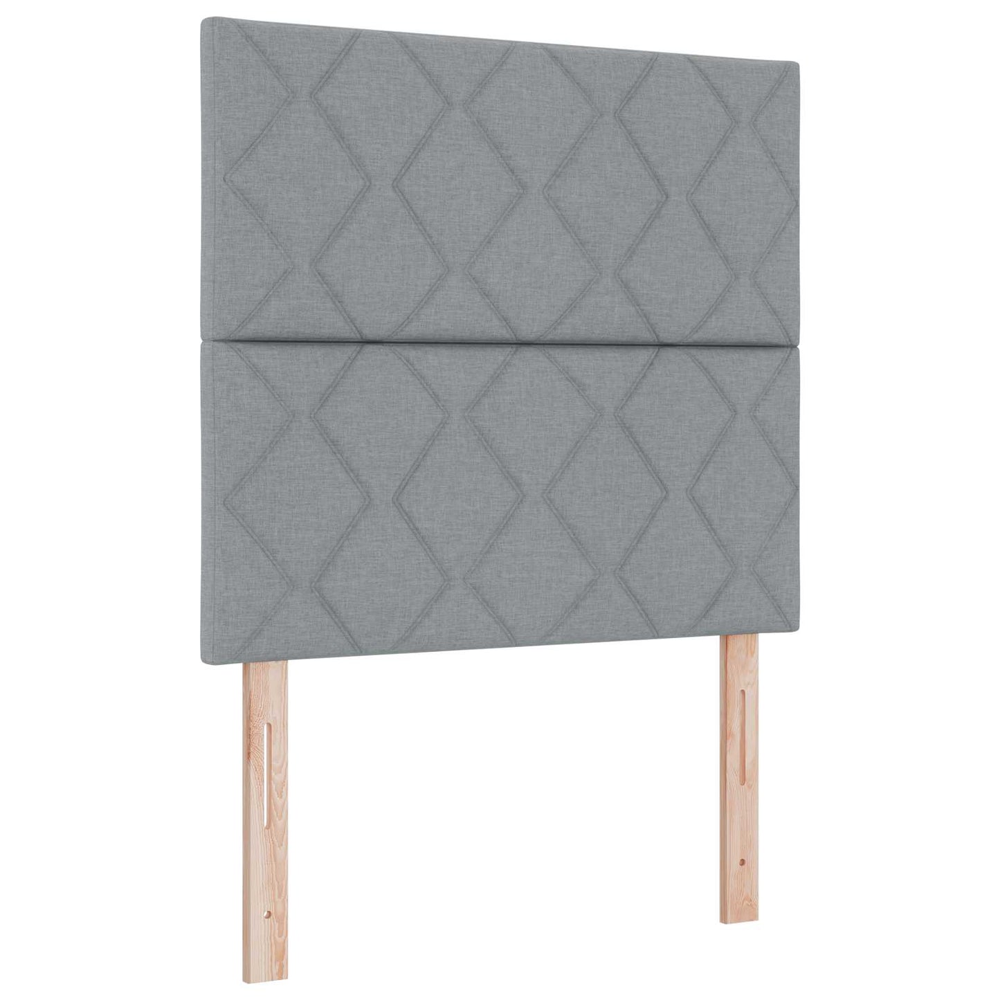 vidaXL Κρεβάτι Ottoman με Στρώμα και LED Ανοιχτό γκρι 90 x 190 cm