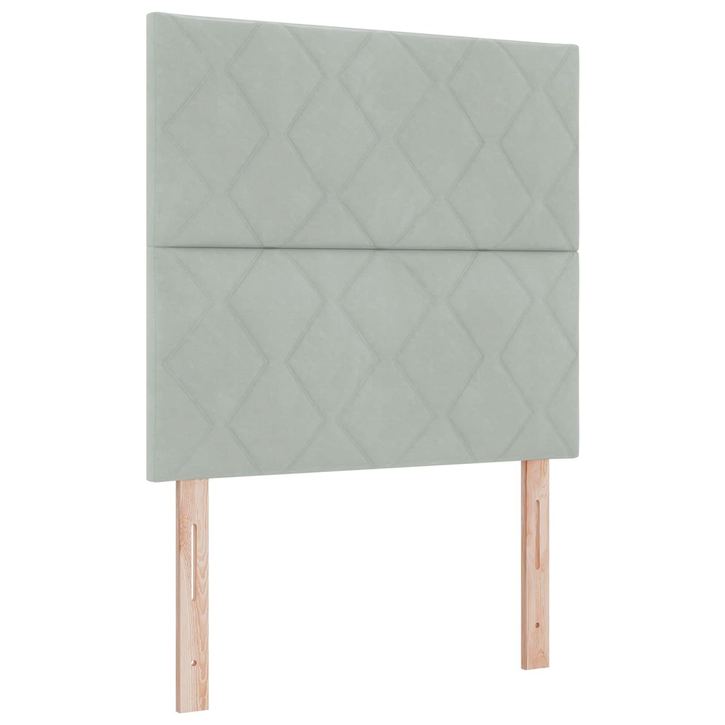 vidaXL Κρεβάτι Ottoman με Στρώμα και LED Ανοιχτό γκρι 120 x 200 cm