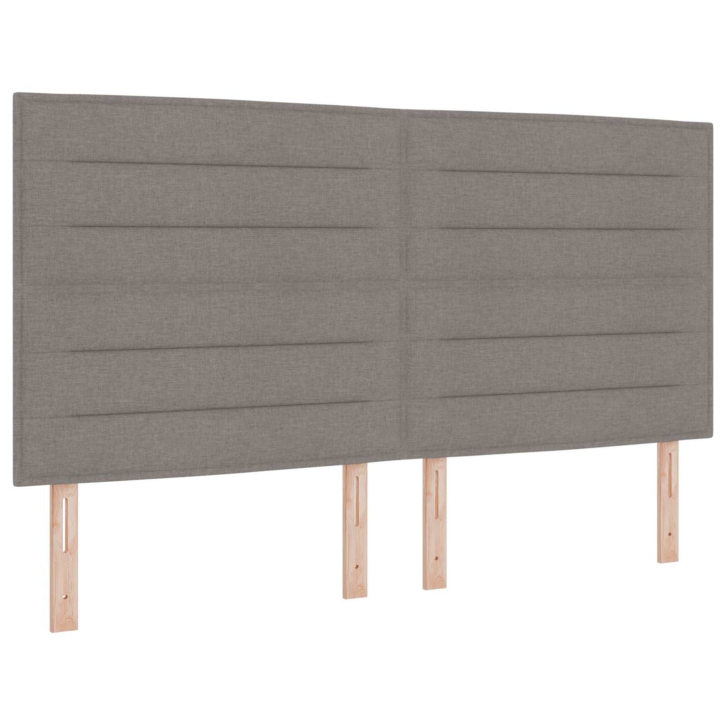 vidaXL Κρεβάτι με αποθηκευτικό χώρο και στρώμα Taupe 180 x 200 cm