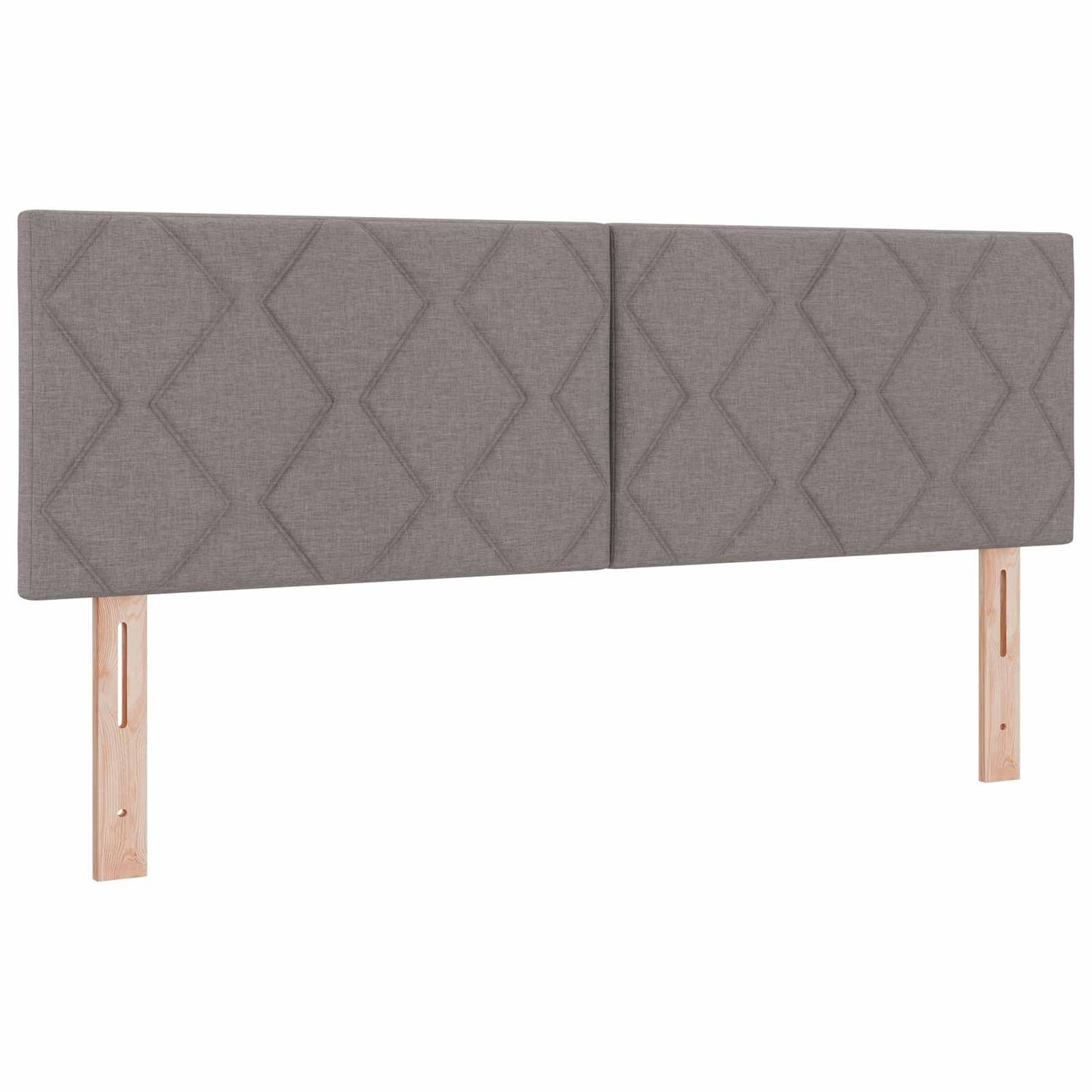 vidaXL Κρεβάτι με αποθηκευτικό χώρο και στρώμα Taupe 160 x 200 cm