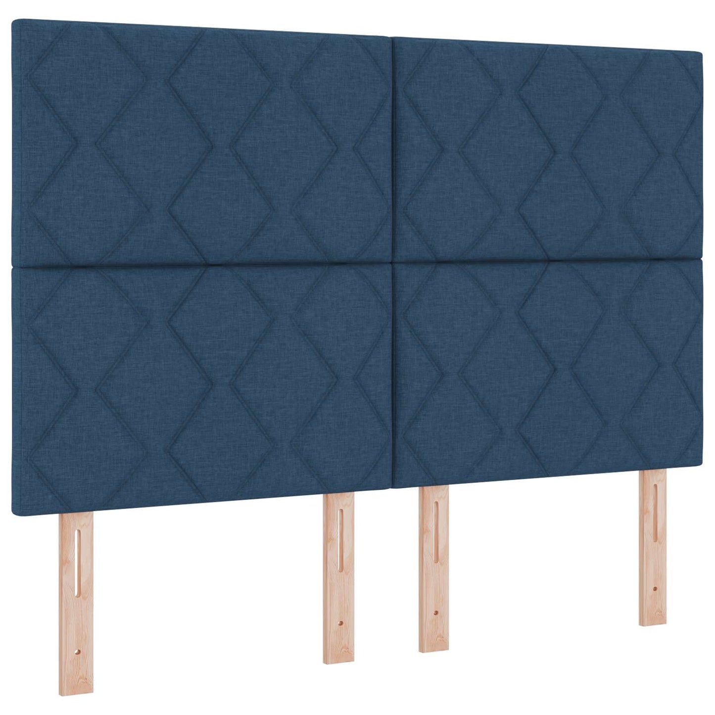 vidaXL Κρεβάτι με αποθηκευτικό χώρο και στρώμα Μπλε 160 x 200 cm