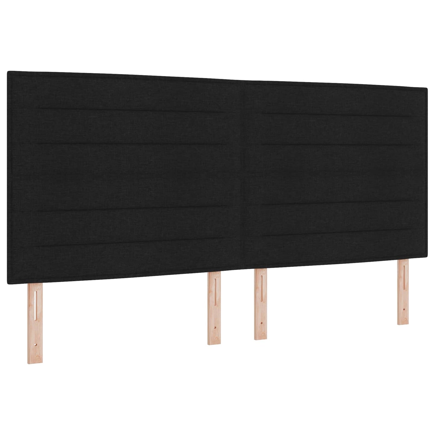 vidaXL LED Κρεβάτι αποθήκευσης με στρώμα Μαύρο 200 x 200 cm Ύφασμα